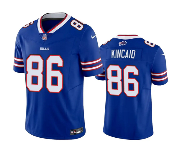Men's Buffalo Bills #86 Dalton Kincaid Blue 2023 Draft Vapor Untouchable Limited Stitched Football J