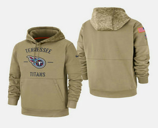 Tennessee Titans 2019 Salute to Service Sideline Therma Pullover Hoodie