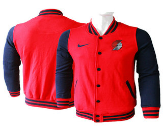 Portland Trail Blazers Red Stitched NBA Jacket