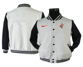 Cleveland Cavaliers Gray Stitched NBA Jacket