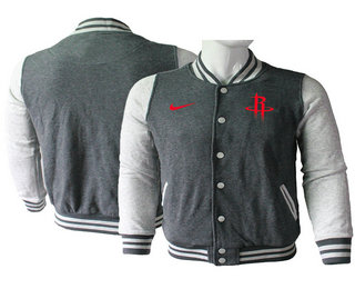 Houston Rockets Nike Gray Stitched NBA Jacket