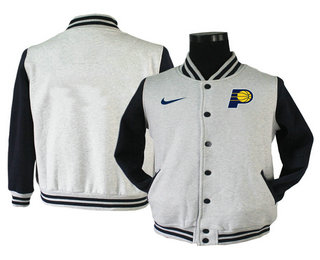 Detroit Pistons Gray Stitched NBA Jacket
