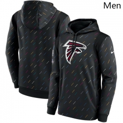 Atlanta Falcons Nike Charcoal 2021 Crucial Catch Therma Pullover Hoodie