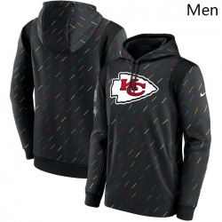 Kansas City Chiefs Nike Charcoal 2021 Crucial Catch Therma Pullover Hoodie - Click Image to Close