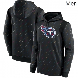 Tennessee Titans Nike Charcoal 2021 Crucial Catch Therma Pullover Hoodie