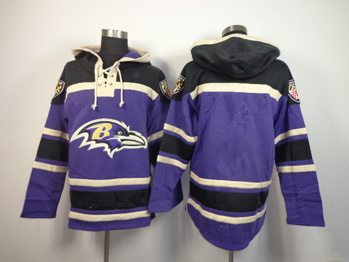Baltimore Ravens Blank Purple Hoodie