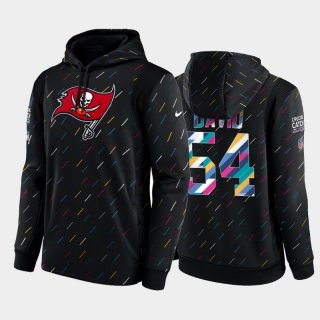 Tampa Bay Buccaneers #54 Lavonte David 2021 Charcoal Crucial Catch Therma Pullover