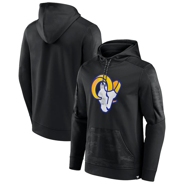 Los Angeles Rams Black On The Ball Pullover Hoodie
