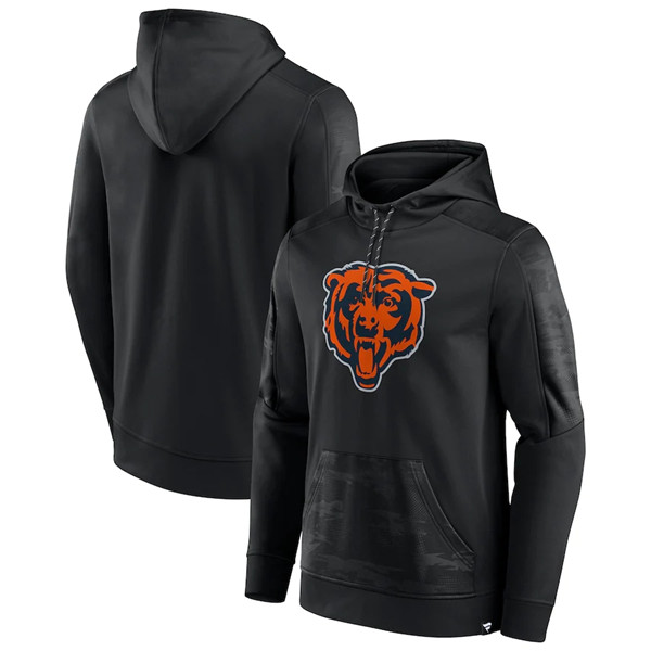 Chicago Bears Black On The Ball Pullover Hoodie