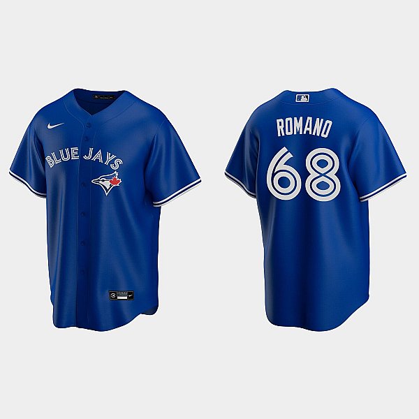 Toronto Blue Jays #68 Jordan Romano Royal Replica Jersey