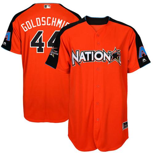 Diamondbacks #44 Paul Goldschmidt Orange 2017 All-Star National League Stitched MLB Jersey