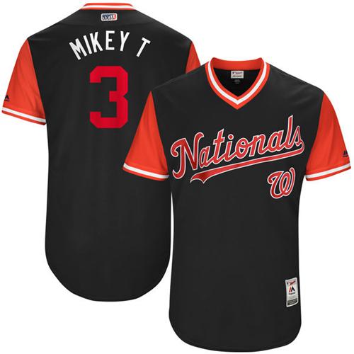 Nationals #3 Michael Taylor Navy "Mikey T" Players Weekend Authentic Stitched MLB Jersey