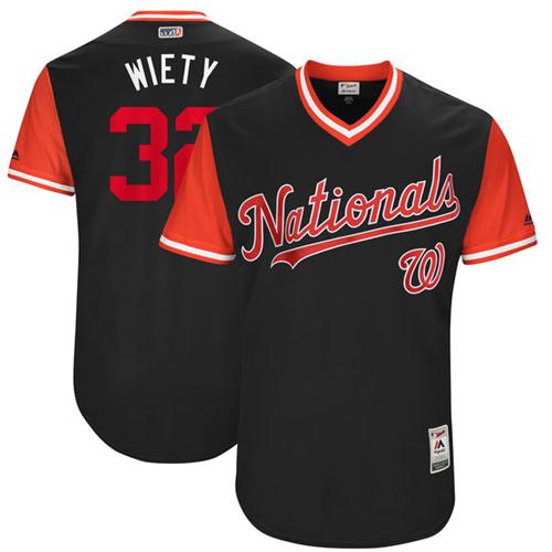 Nationals #32 Matt Wieters Navy "Wiety" Players Weekend Authentic Stitched MLB Jersey