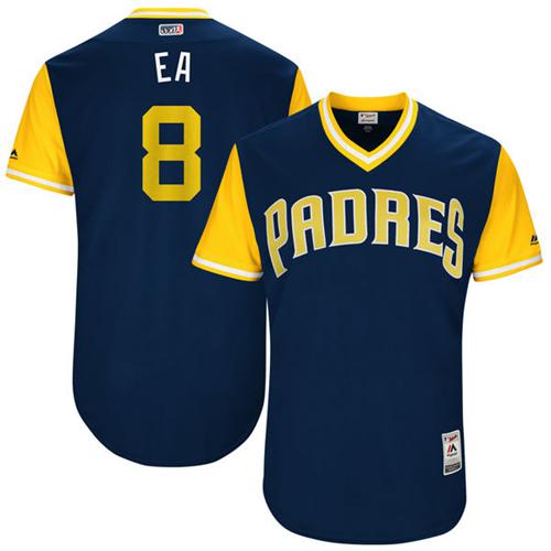Padres #8 Erick Aybar Navy "EA" Players Weekend Authentic Stitched MLB Jersey