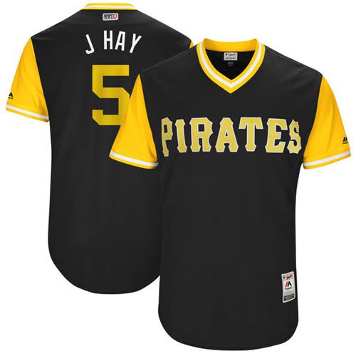Pirates #5 Josh Harrison Black "J Hay" Players Weekend Authentic Stitched MLB Jersey