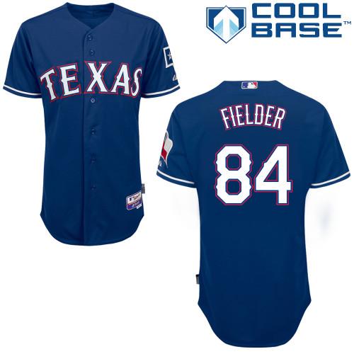 Rangers #84 Prince Fielder Blue Cool Base Stitched MLB Jersey - Click Image to Close