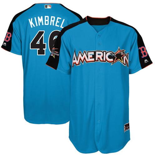 Red Sox #46 Craig Kimbrel Blue 2017 All-Star American League Stitched MLB Jersey