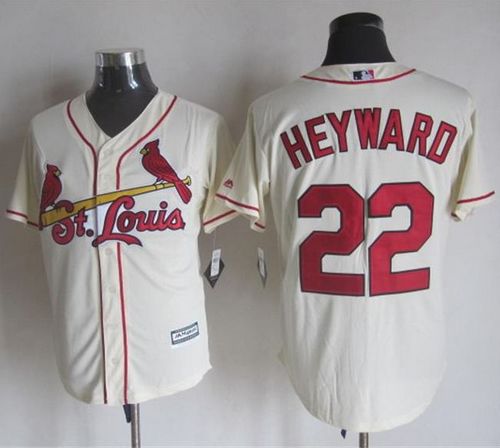 Cardinals #22 Jason Heyward Cream New Cool Base Stitched MLB Jersey - Click Image to Close