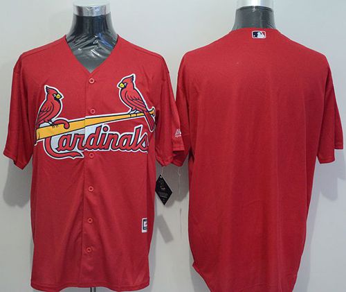 Cardinals Blank Red New Cool Base Stitched MLB Jersey - Click Image to Close