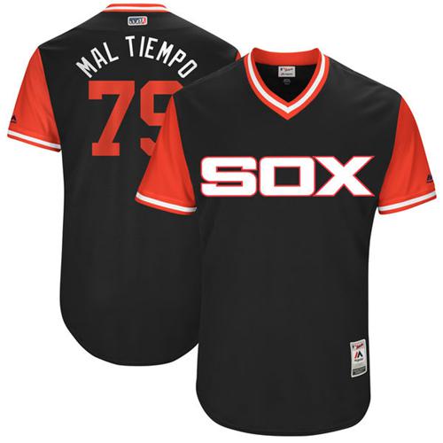White Sox #79 Jose Abreu Black "Mal Tiempo" Players Weekend Authentic Stitched MLB Jersey