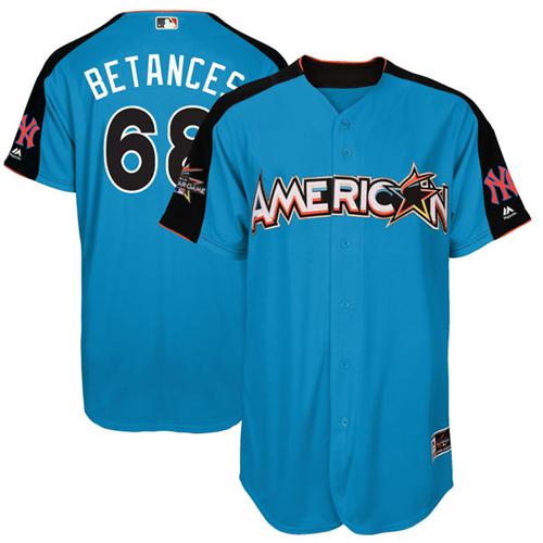 Yankees #68 Dellin Betances Blue 2017 All-Star American League Stitched MLB Jersey