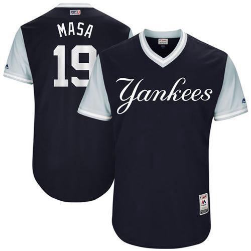 Yankees #19 Masahiro Tanaka Navy "Masa" Players Weekend Authentic Stitched MLB Jersey