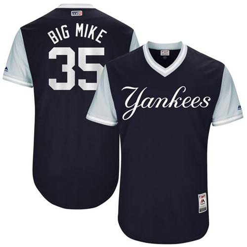 Yankees #35 Michael Pineda Navy "Big Mike" Players Weekend Authentic Stitched MLB Jersey