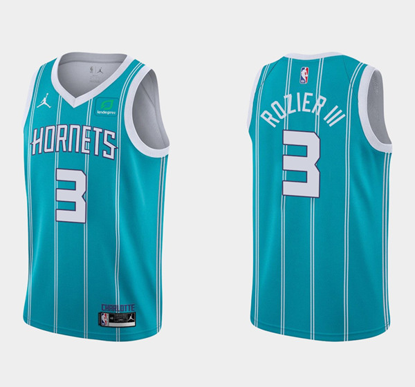 Charlotte Hornets #3 Terry Rozier III Stitched NBA Jersey