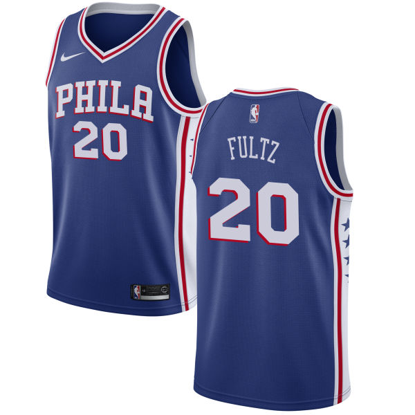 Nike 76ers #20 Markelle Fultz Blue NBA Swingman Icon Edition Jersey