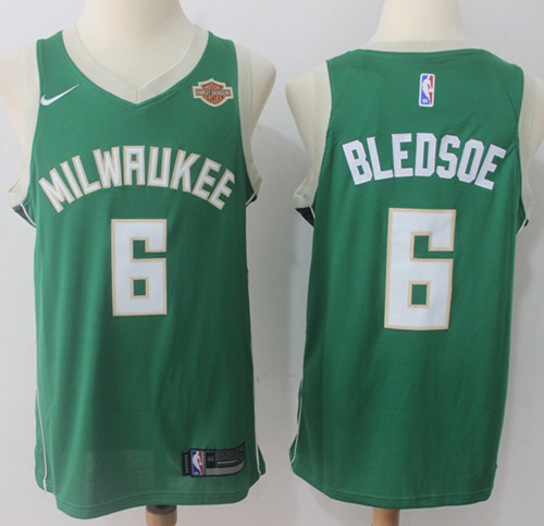 Nike Bucks #6 Eric Bledsoe Green NBA Swingman Icon Edition Jersey