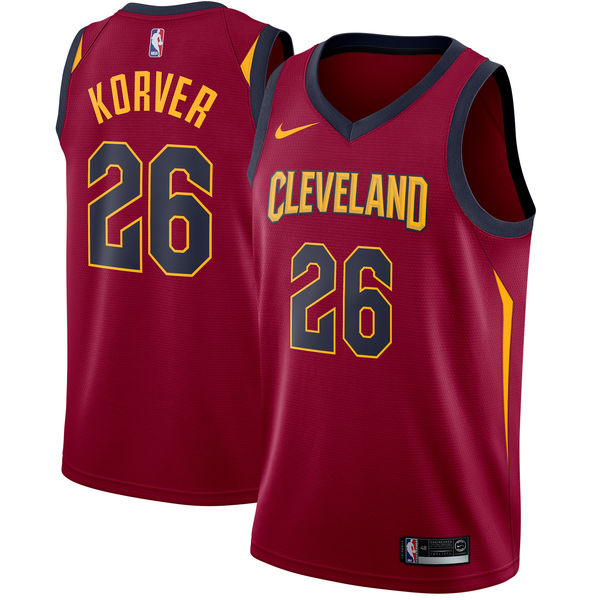Nike Cavaliers #26 Kyle Korver Red NBA Swingman Icon Edition Jersey