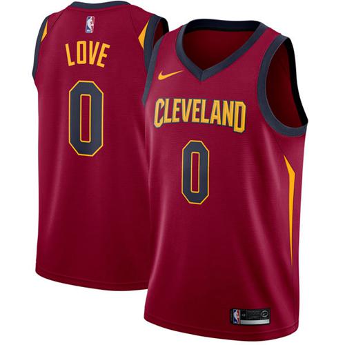 Nike Cavaliers #0 Kevin Love Red NBA Swingman Icon Edition Jersey