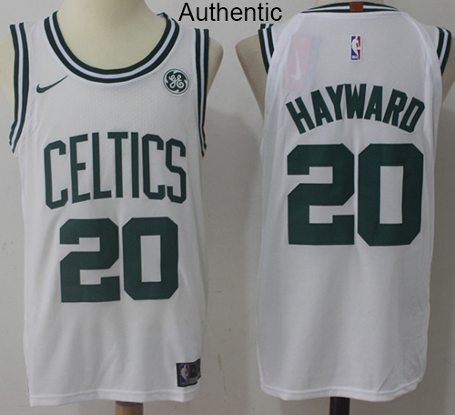 Nike Celtics #20 Gordon Hayward White NBA Authentic Association Edition Jersey
