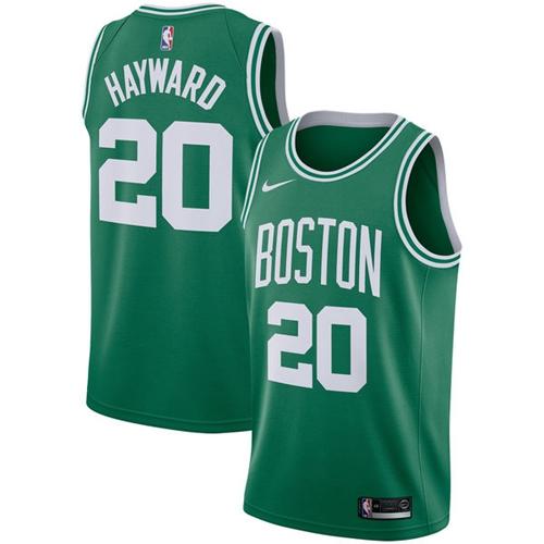 Nike Celtics #20 Gordon Hayward Green NBA Swingman Icon Edition Jersey