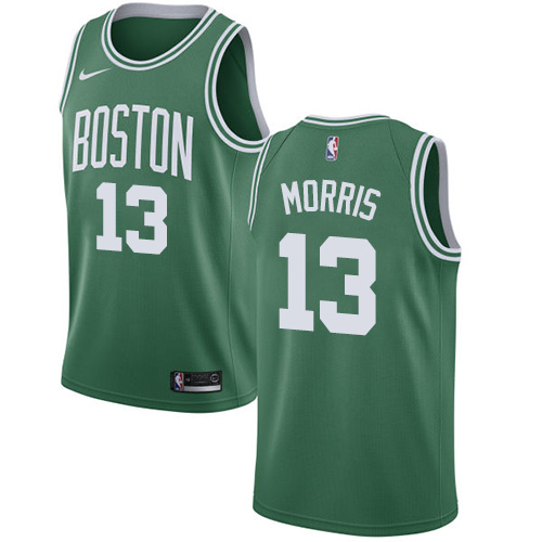 Nike Celtics #13 Marcus Morris Green NBA Swingman Icon Edition Jersey