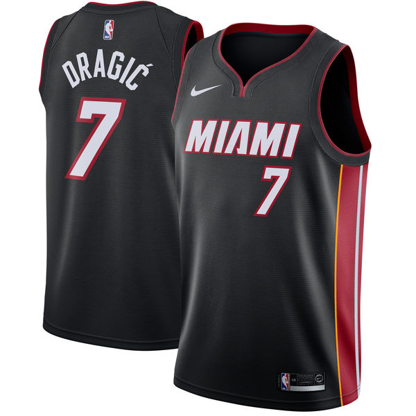 Nike Heat #7 Goran Dragic Black NBA Swingman Icon Edition Jersey