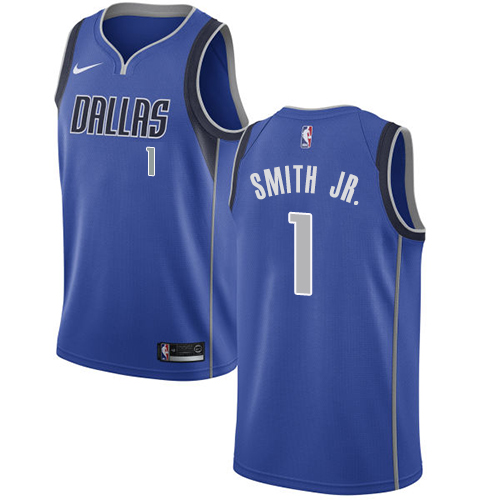 Nike Mavericks #1 Dennis Smith Jr. Royal NBA Swingman Icon Edition Jersey