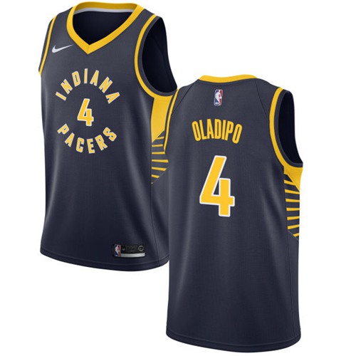 Nike Pacers #4 Victor Oladipo Navy Blue NBA Swingman Icon Edition Jersey