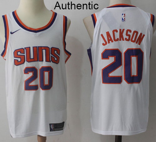 Nike Suns #20 Josh Jackson White NBA Authentic Association Edition Jersey