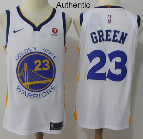Nike Warriors #23 Draymond Green White NBA Authentic Association Edition Jersey