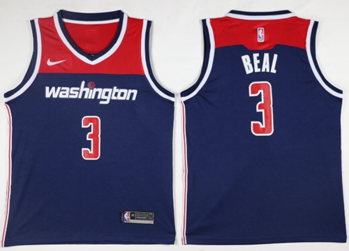 Nike Wizards #3 Bradley Beal Navy Blue NBA Swingman Statement Edition Jersey
