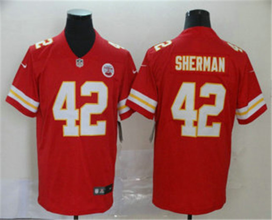 2020 Kansas City Chiefs #42 Anthony Sherman Red 2017 Vapor Untouchable Stitched NFL Limited Jersey