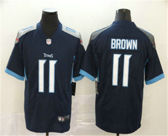 2020 Tennessee Titans #11 A.J. Brown Navy Blue New 2018 Vapor Untouchable Limited Jersey