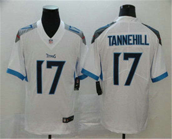 2020 Tennessee Titans #17 Ryan Tannehill White New 2018 Vapor Untouchable Limited Jersey