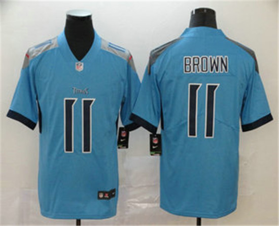 2020 Tennessee Titans #11 A.J. Brown Light Blue New 2018 Vapor Untouchable Limited Jersey
