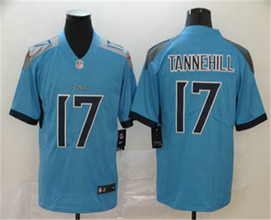 2020 Tennessee Titans #17 Ryan Tannehill Light Blue New 2018 Vapor Untouchable Limited Jersey - Click Image to Close