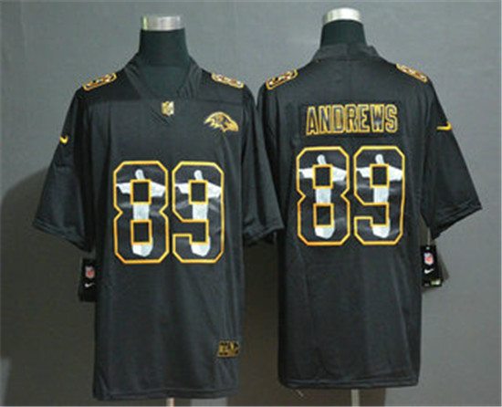 2020 Baltimore Ravens #89 Mark Andrews Jesus Faith Black Vapor Untouchable Stitched NFL Limited Jers