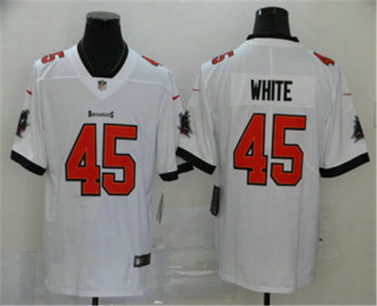 2020 Tampa Bay Buccaneers #45 Devin White White 2020 NEW Vapor Untouchable Stitched NFL Limited Jers