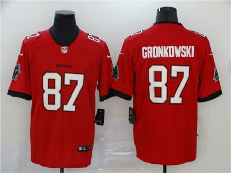 2020 Tampa Bay Buccaneers #87 Rob Gronkowski Red 2020 NEW Vapor Untouchable Stitched NFL Nike Limite - Click Image to Close