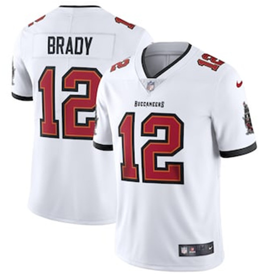 2020 Tampa Bay Buccaneers #12 Tom Brady White 2020 NEW Vapor Untouchable Stitched NFL Limited Jersey